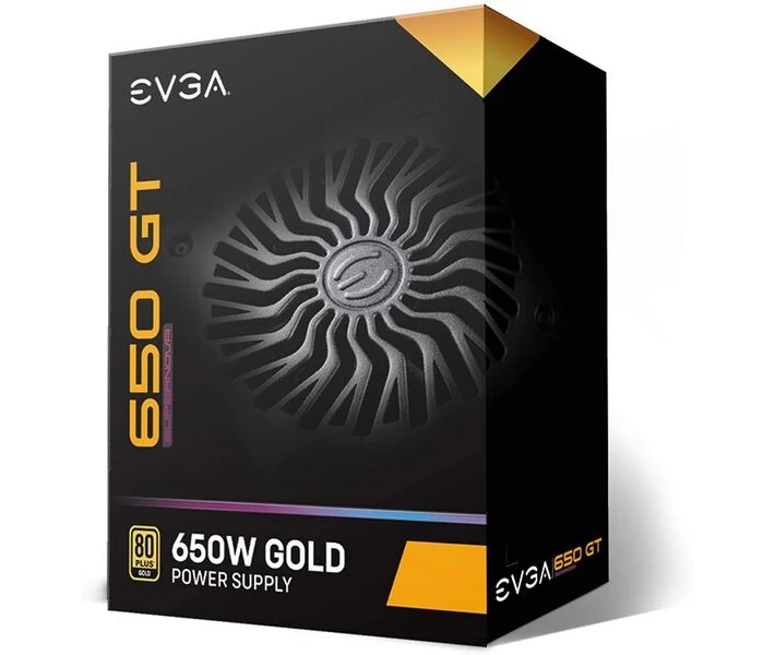 Фото - блок питания для компьютера (ПК) Блок питания EVGA SuperNova 650 GT 220-GT-0650-Y1, 80+ GOLD 650W, Fully Modular, ECO Mode