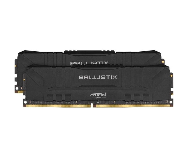 Фото - оперативную память Оперативная память Crucial DDR4-3200 32768MB PC4-25600 (Kit of 2x16384) Ballistix Black (BL2K16G32C16U4B)