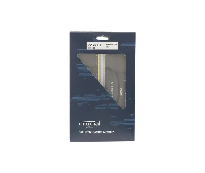 Фото - оперативную память Оперативная память Crucial DDR4-3200 32768MB PC4-25600 (Kit of 2x16384) Ballistix Black (BL2K16G32C16U4B)