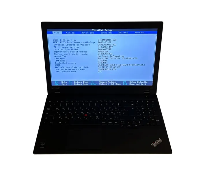 Ноутбук Lenovo ThinkPad L540 i5-4210M/8/120 SSD Refurbished купить