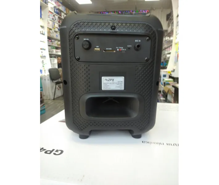 Аккумуляторная акустическая система ZPX ZX 7790 Портативная