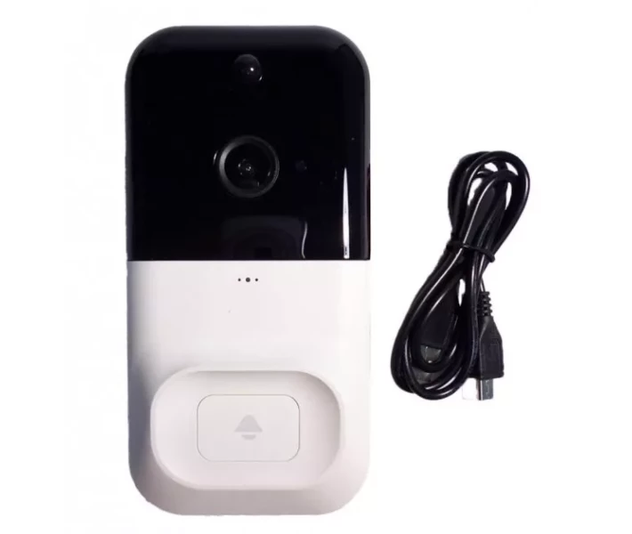 Фото - видеодомофон Беспроводная видеокамера дверного звонка домофон SMART DOORBELL X5 wifi + 3 batteries 18650