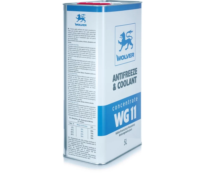 Фото - антифриз Антифриз Wolver Antifreeze & Coolant WG11 синий 5л