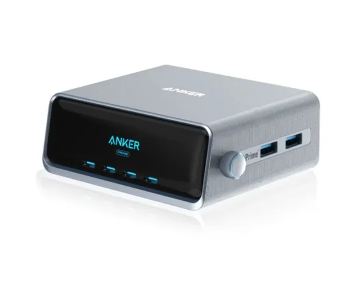 Anker Prime Charger (250W, 6ポート, GaN) Зарядное устройство Anker 250W GaN Prime 6 портов (52504) купить в
