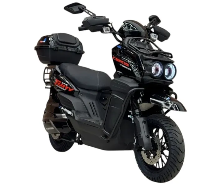 Электроскутер Двухместный Corso BlackFury (2800W, 72V/42Ah) Литий