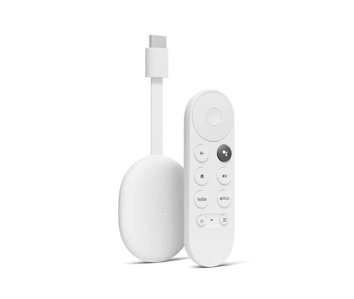 Приставка Google Chromecast with Google TV 4K white (17640) купить