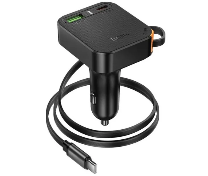 АЗУ Hoco NZ18 Guardian PD65W with retractable cable (1USB-A/2C