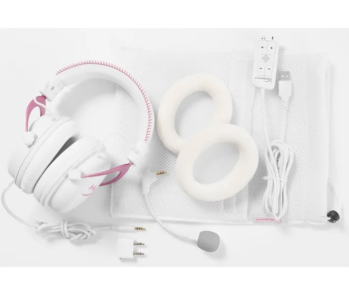 Наушники HyperX Cloud II Gaming Headset (KHX-HSCP-PK) White-Pink