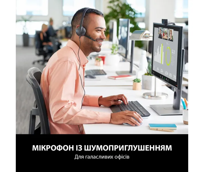 Фото - наушники Наушники Logitech H340 USB HEADSET (981-000475)