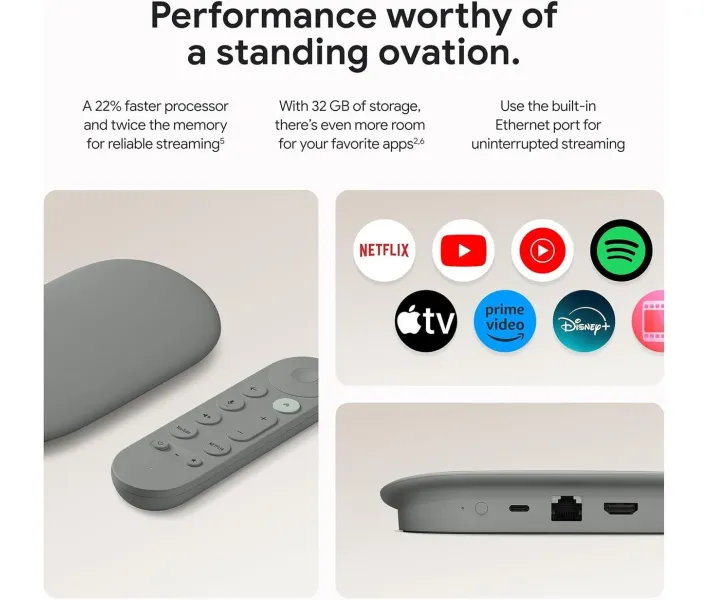 Медиаплеер Google TV Streamer 4K Hazel купить в АЛЛО – цена