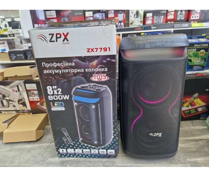 Портативная акустика ZPX ZX-7792 250Вт 2×10