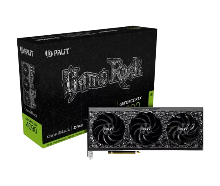 Видеокарта GeForce RTX 4090 24GB Palit GameRock OmniBlack