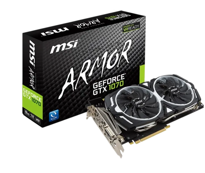 GEFORCE GTX1070 単品 Видеокарта MSI PCI-Ex GeForce GTX 1070 Gaming X 8GB GDDR5 (256bit