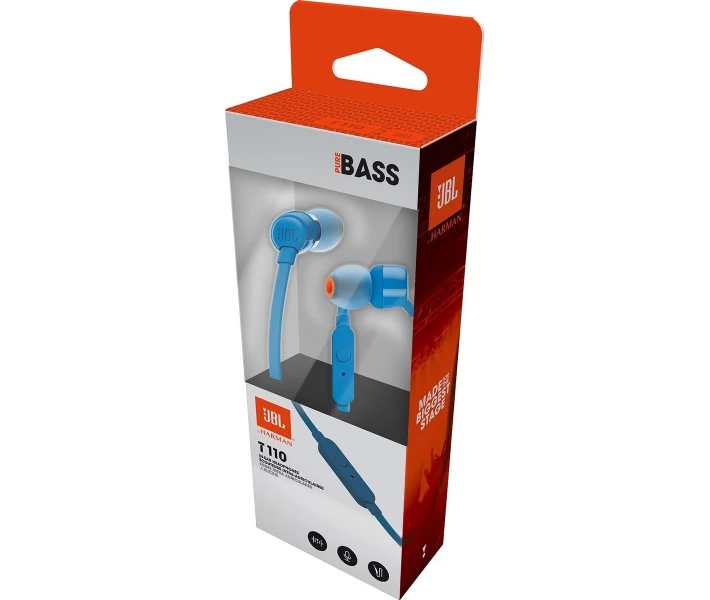 Фото - наушники Наушники JBL T110 (JBLT110BLU) Blue