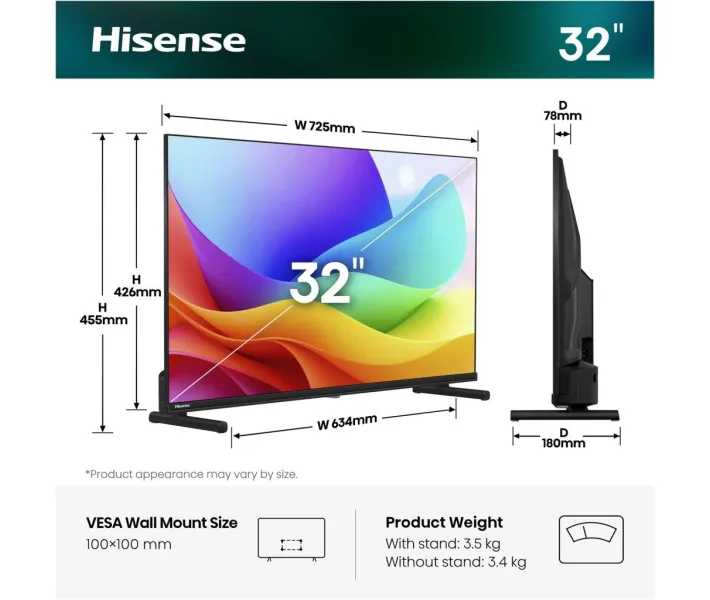 Фото - телевизор Телевизор Hisense 32A5S