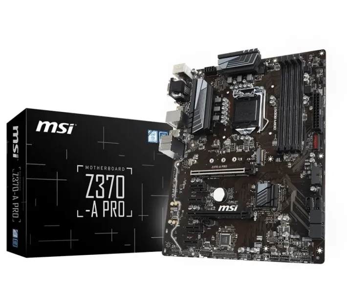 Фото - материнскую плату Материнская плата MSI Z370-A PRO