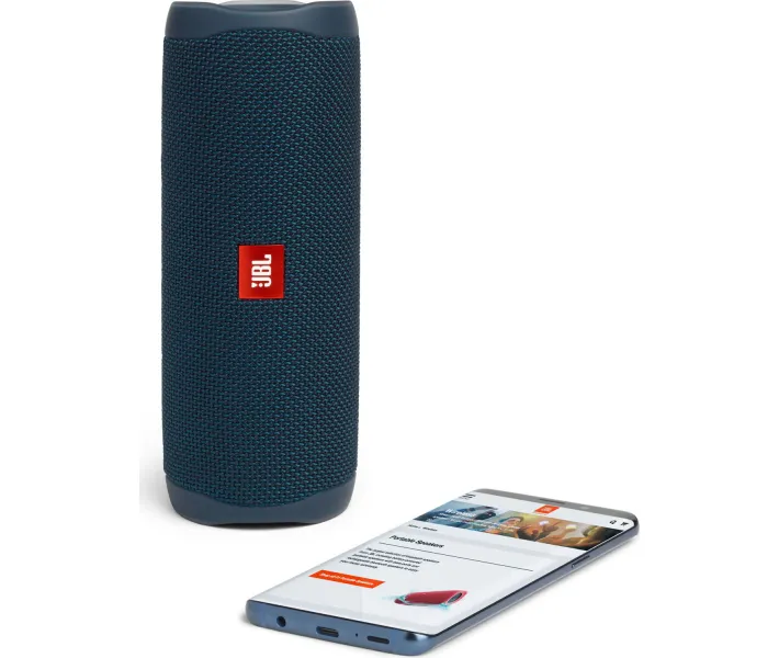 Портативная акустика JBL Flip 5 (JBLFLIP5BLU) Blue купить в АЛЛО