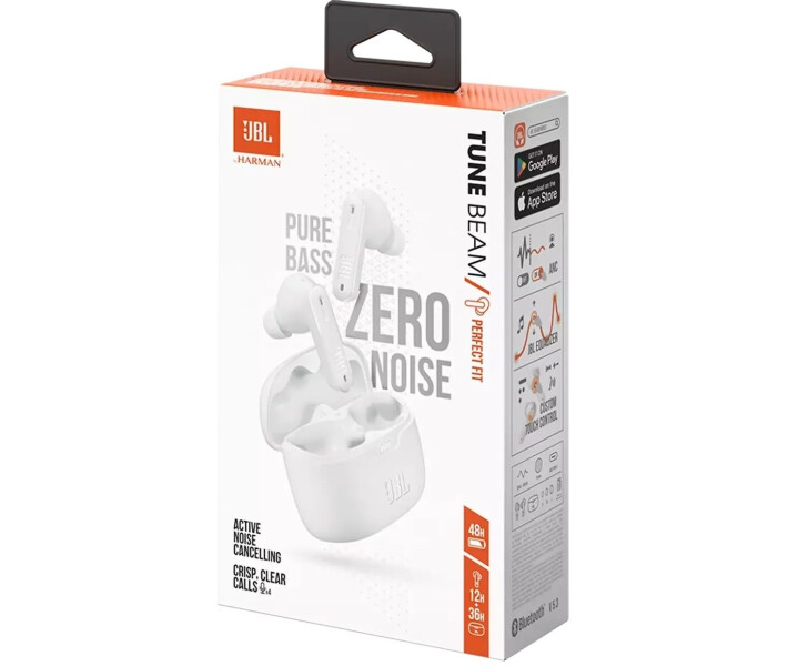 Фото - наушники Наушники JBL Tune Beam (JBLTBEAMWHT) White