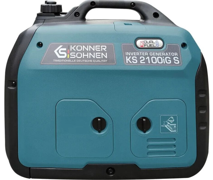 Фото - генератор Инверторный газобензиновый генератор Konner&Sohnen KS 2100iG S (1.8/2 кВт)