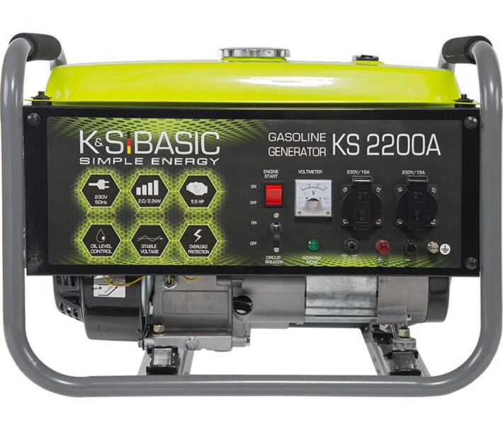 Фото - генератор Бензиновый генератор K&S BASIC KSB 2200A