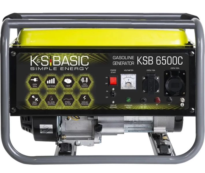 Фото - генератор Генератор бензиновый Konner&Sohnen BASIC KSB 6500C