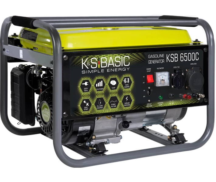 Фото - генератор Генератор бензиновый Konner&Sohnen BASIC KSB 6500C