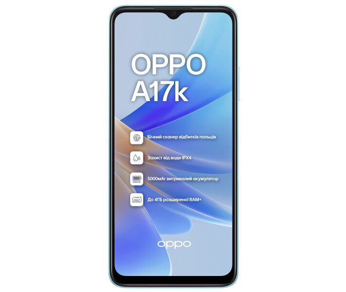 Фото - смартфон и мобильный телефон OPPO A17k 3/64 GB Blue