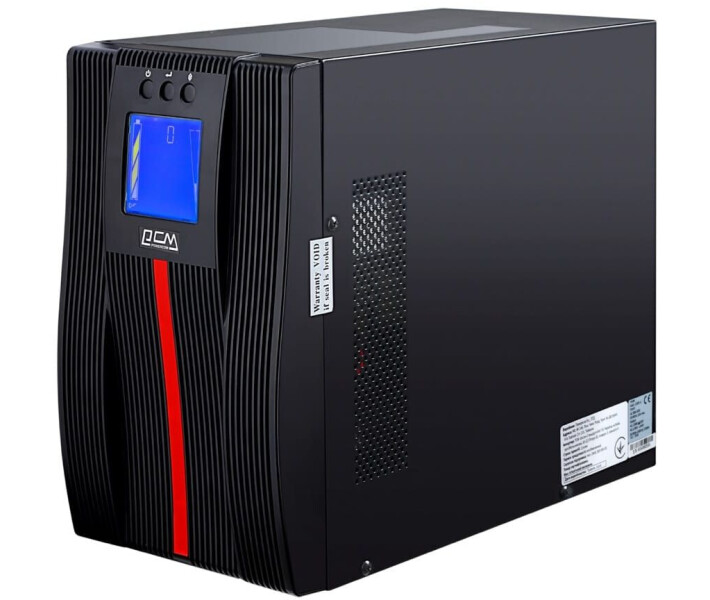 Фото - источник бесперебойного питания ИБП Powercom MAC-1.5K 1500VA RS232 USB 6 IEC LCD