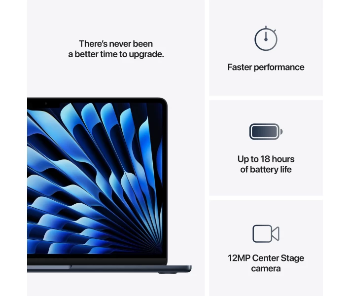 Фото - ноутбук Ноутбук Apple MacBook Air 13"M4 16/256GB 2025 (MW123) Midnight