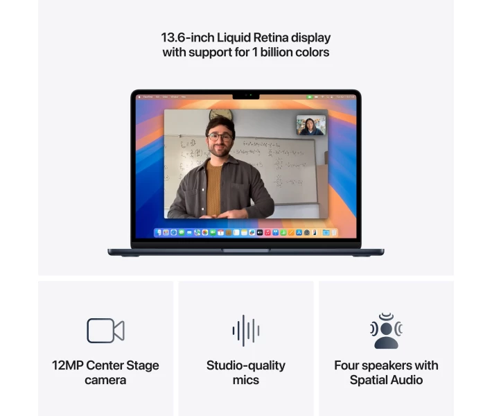 Фото - ноутбук Ноутбук Apple MacBook Air 13"M4 16/256GB 2025 (MW123) Midnight