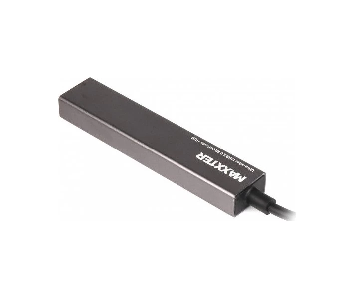 Фото - кардридер Maxxter USB 3.0 Type-A 4 ports, gray (HU3A-4P-02)
