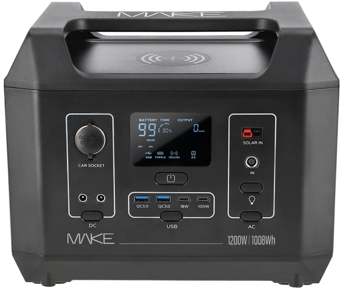 Фото - зарядную станцию Зарядная станция MAKE 1200W 1008Wh (MPS-12002)
