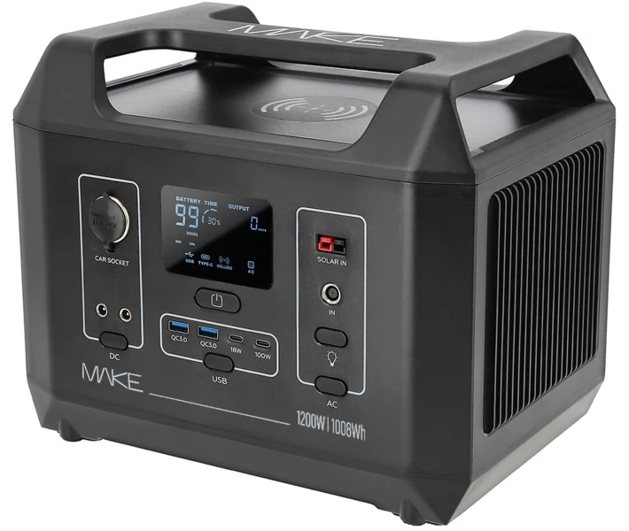 Фото - зарядную станцию Зарядная станция MAKE 1200W 1008Wh (MPS-12002)