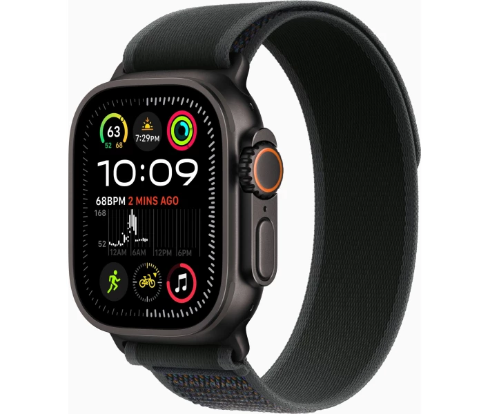 Фото - смарт-часы Apple Watch Ultra 2 GPS + Cellular 49mm Black Titan Case with Black Trail Loop - S/M (MX4U3UL/A)