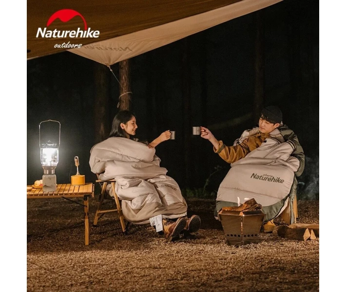 Фото - спальный мешек Спальный мешок с капюшоном Naturehike B400 NH21MSD11,бежевый (6927595788301)