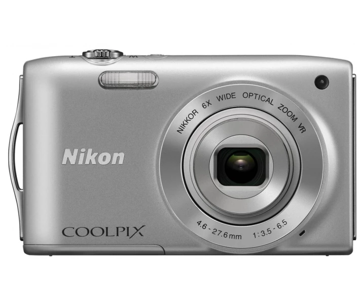 Фото - фотоаппарат Фотоаппарат Nikon Coolpix S3300 silver