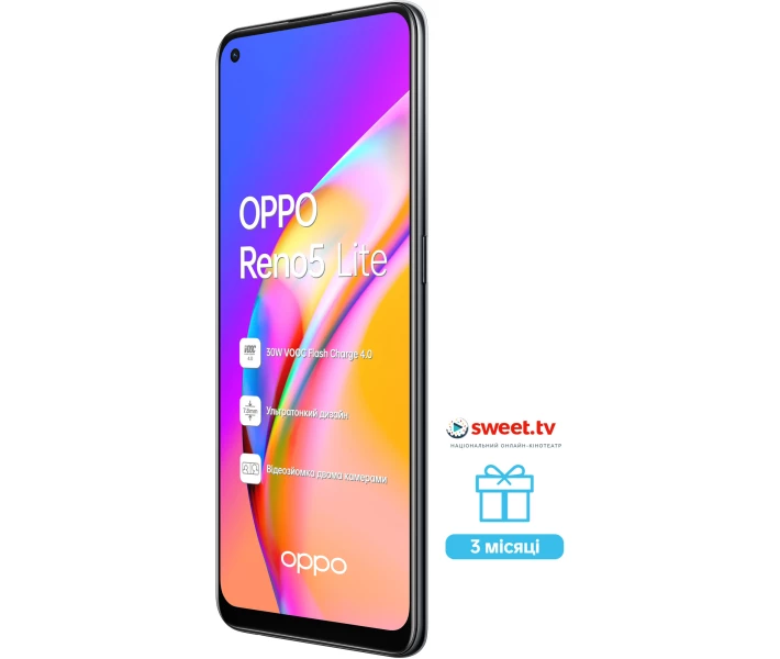 Фото - смартфон и мобильный телефон OPPO Reno5 Lite 8/128 GB Fluid Black (черный)