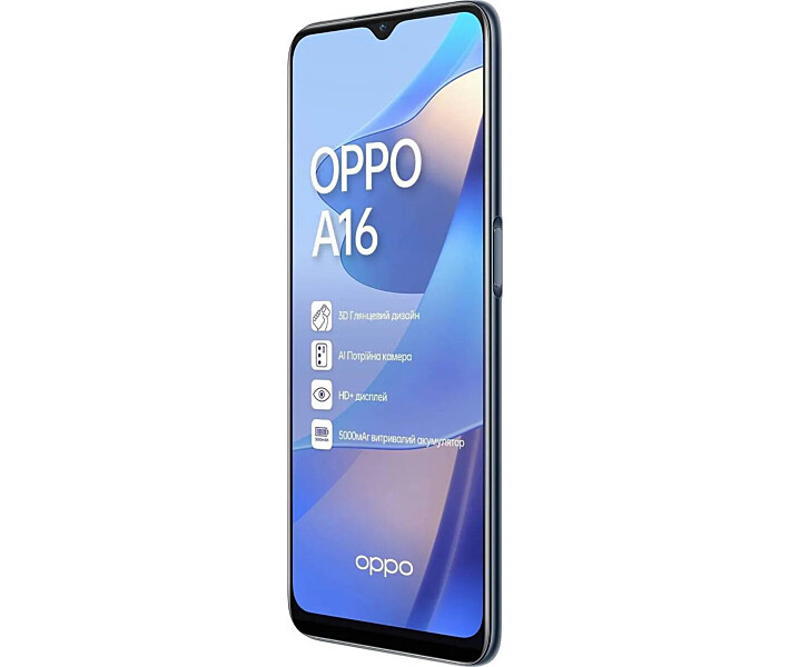Фото - смартфон и мобильный телефон OPPO A16 3/32Gb Black (Черный)