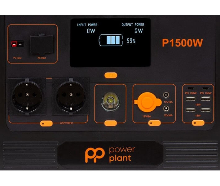 Фото - зарядную станцию Зарядная станция PowerPlant P1500W (PB930739)