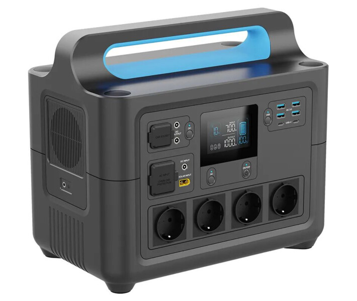 Фото - зарядную станцию Зарядная станция PowerPlant HS1000 1228 Вт/ч 1500 Вт (PB930845)