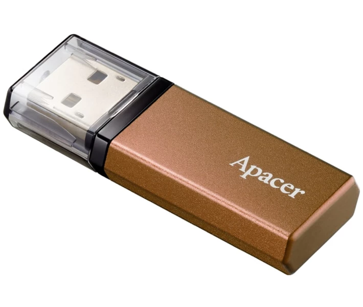 Фото - флешку Флеш-память USB Apacer AH25C 64GB Bronze Brown USB 3.2 (AP64GAH25CJ-1)