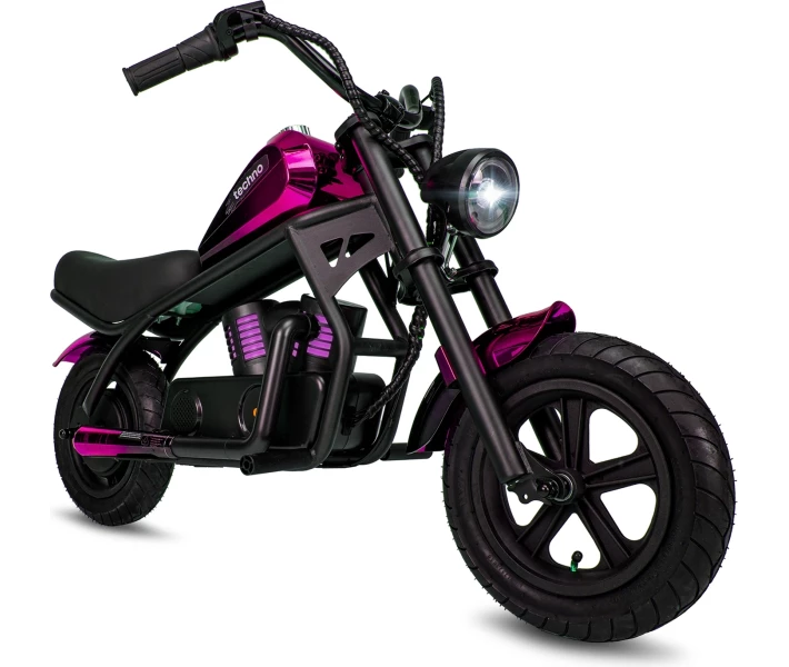 Фото - электромотоцикл Электомотоцикл детский 180 Вт techno ES-60.Pink-Black