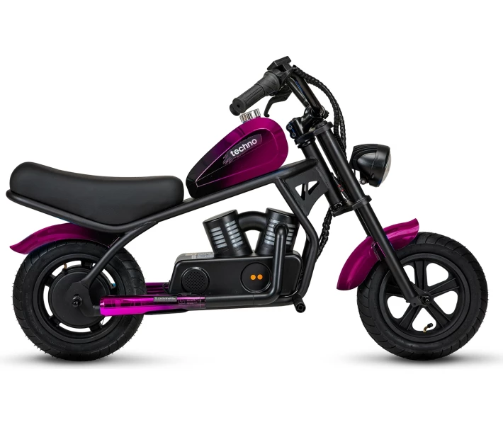 Фото - электромотоцикл Электомотоцикл детский 180 Вт techno ES-60.Pink-Black
