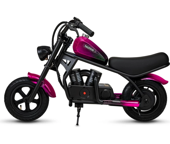 Фото - электромотоцикл Электомотоцикл детский 180 Вт techno ES-60.Pink-Black