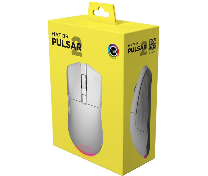 Фото - мышку для ноутбука Игровая мышь HATOR Pulsar 2 (HTM-511) white