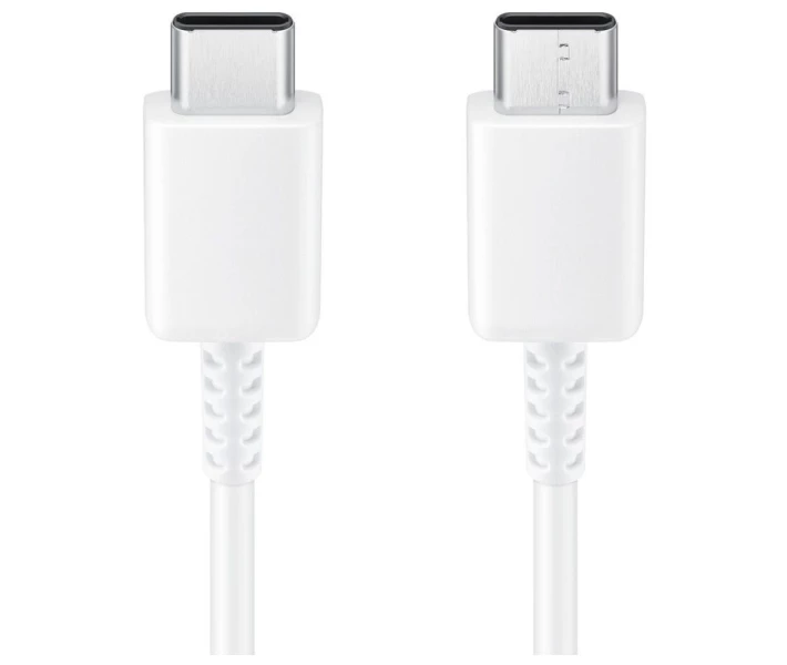 Фото - адаптер и кабель Samsung Type-C to Type-C 60W EP-DA705BWRGRU White