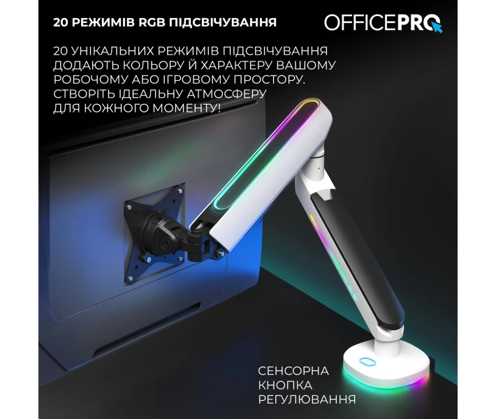 Фото - кронштейн для телевизора Настольное крепление для монитора OfficePro MA901W plus
