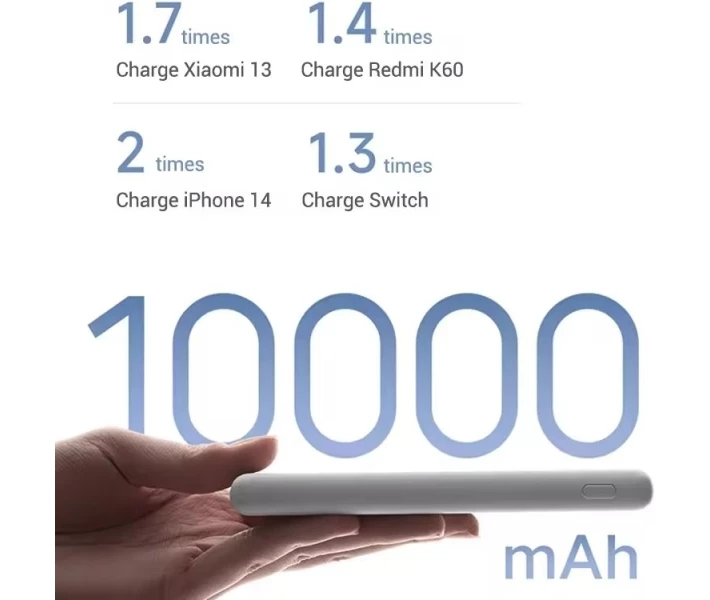 Фото - power bank Внешн_АКБ Xiaomi 10000mAh 22.5W Lite (BHR9350GL) белый
