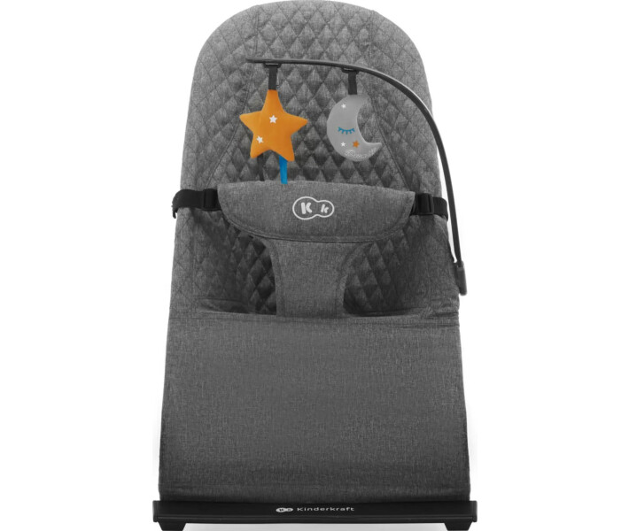 Фото - шезлонг-качалку для новорожденных Шезлонг-качалка Kinderkraft Mimi Grey (KBMIMI00GRY0000)