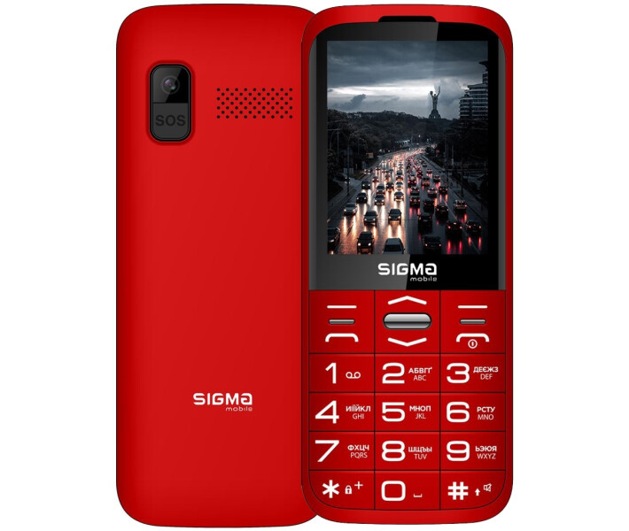 Фото - смартфон и мобильный телефон Мобильный телефон Sigma mobile Comfort 50 GRACE TYPE-C red